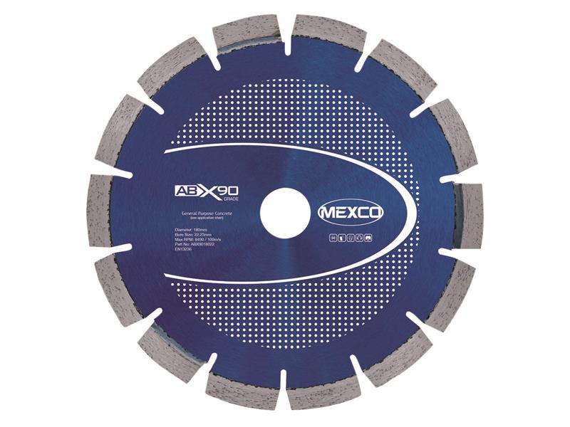 Abrasive Materials X90 Grade Diamond Blade 180 x 22mm