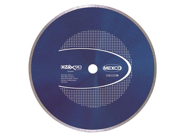 X90 Grade Ceramic Materials Diamond Blade 350 x 25.4mm