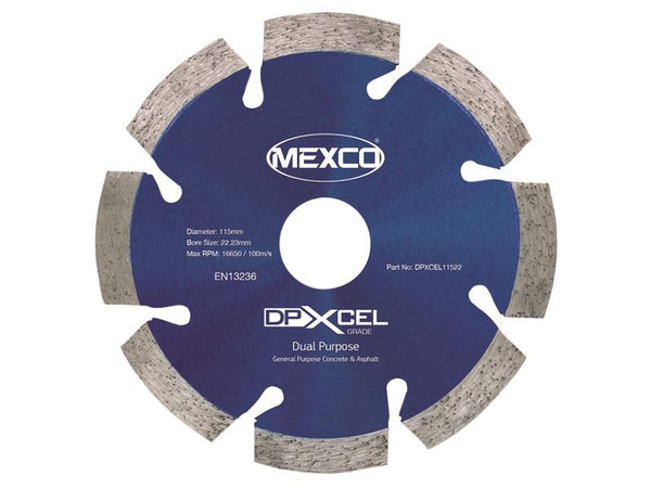 XCEL Grade Dual Purpose Diamond Blade 115 x 22mm