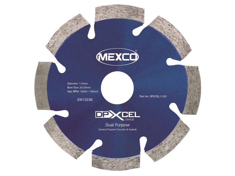 XCEL Grade Dual Purpose Diamond Blade 115 x 22mm