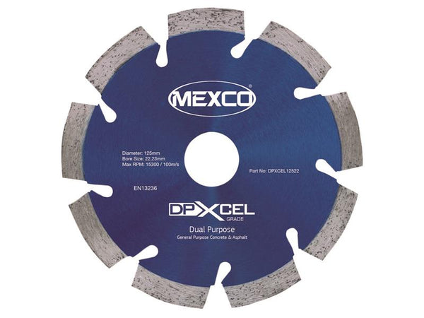 XCEL Grade Dual Purpose Diamond Blade 125 x 22mm