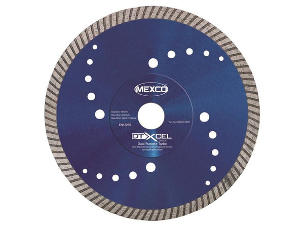 XCEL Grade Dual Purpose Turbo Diamond Blade 180 x 22mm