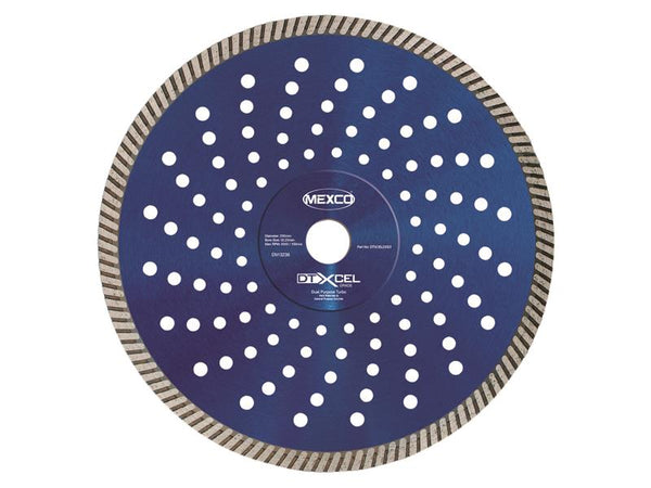 XCEL Grade Dual Purpose Turbo Diamond Blade 230 x 22mm