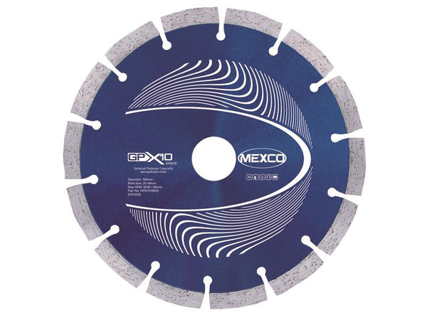 GPX10 Concrete Diamond Blade 180 x 25.4mm