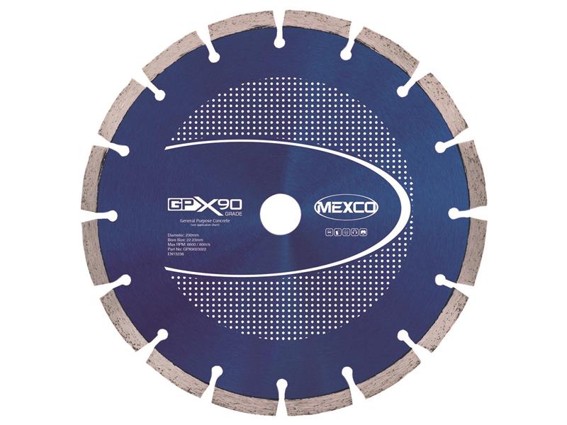 GPX90 Concrete Diamond Blade 230 x 22mm