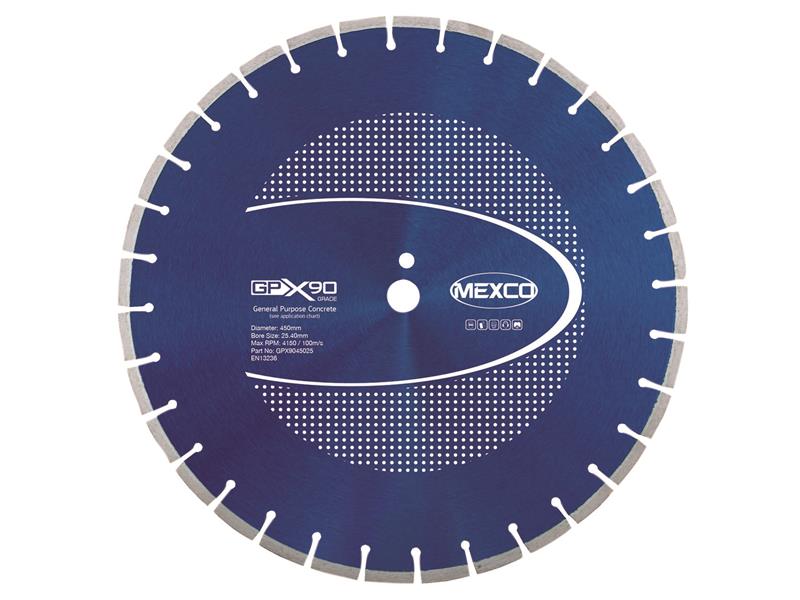 GPX90 Concrete Diamond Blade 450 x 25.4mm