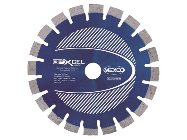XCEL GRADE Concrete Diamond Blade 180 x 22mm