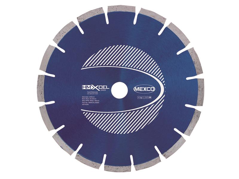 XCEL Grade Hard Materials Diamond Blade 230 x 22mm