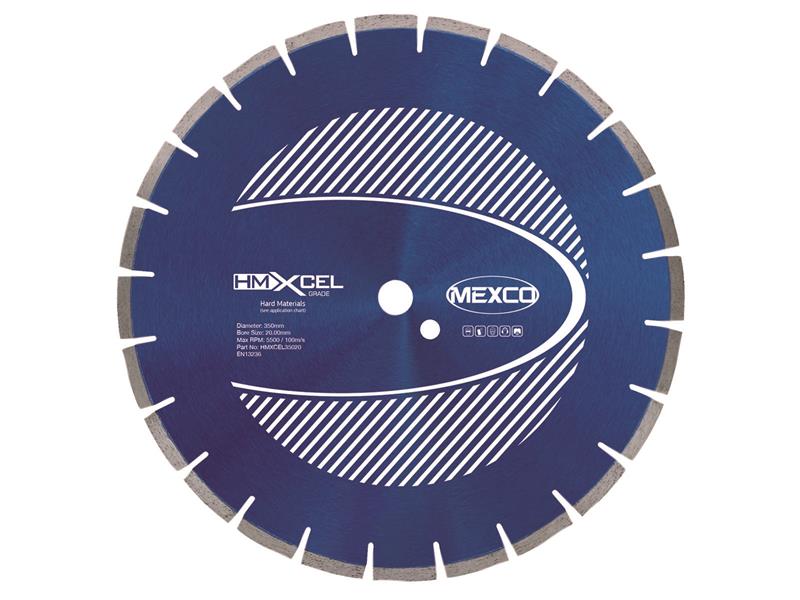 XCEL Grade Hard Materials Diamond Blade 350 x 20mm