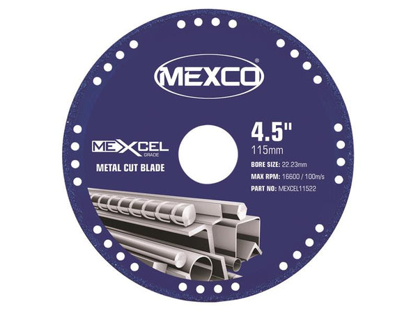 XCEL Grade Metal Cut Diamond Blade 115 x 22mm