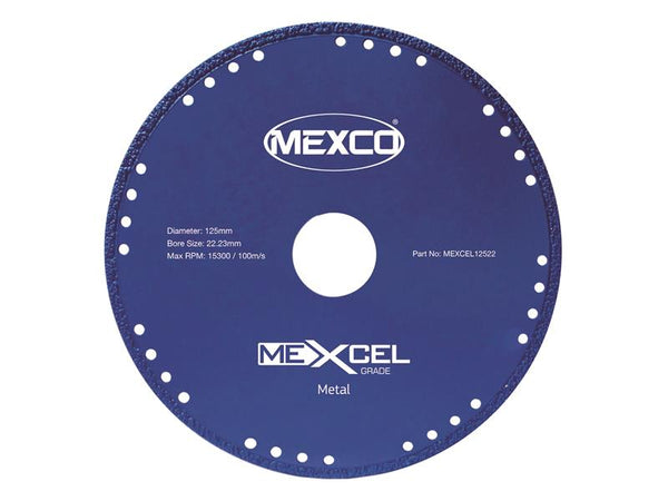 XCEL Grade Metal Cut Diamond Blade 125 x 22mm