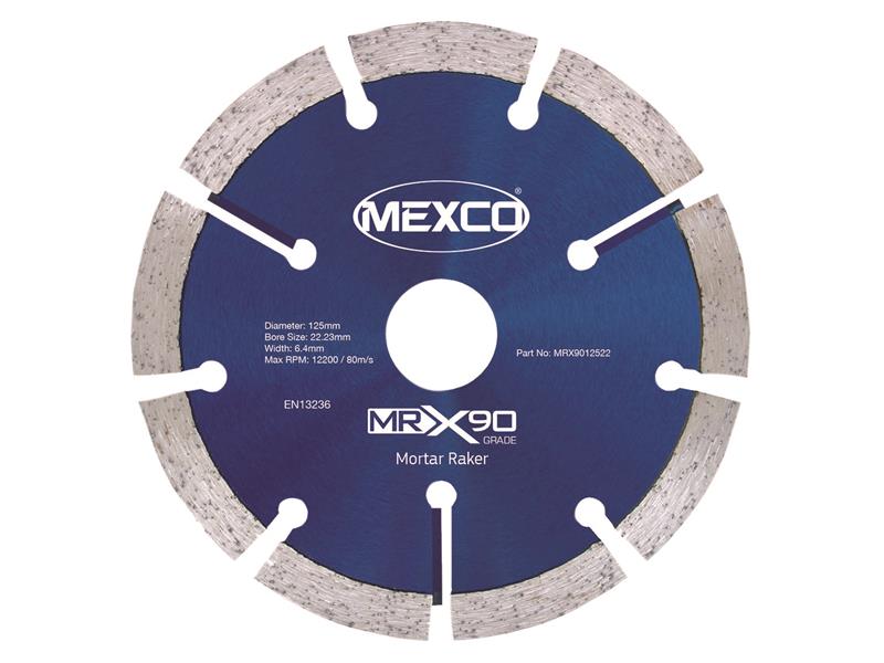 X90 Grade Mortar Raking Diamond Blade 125 x 22mm