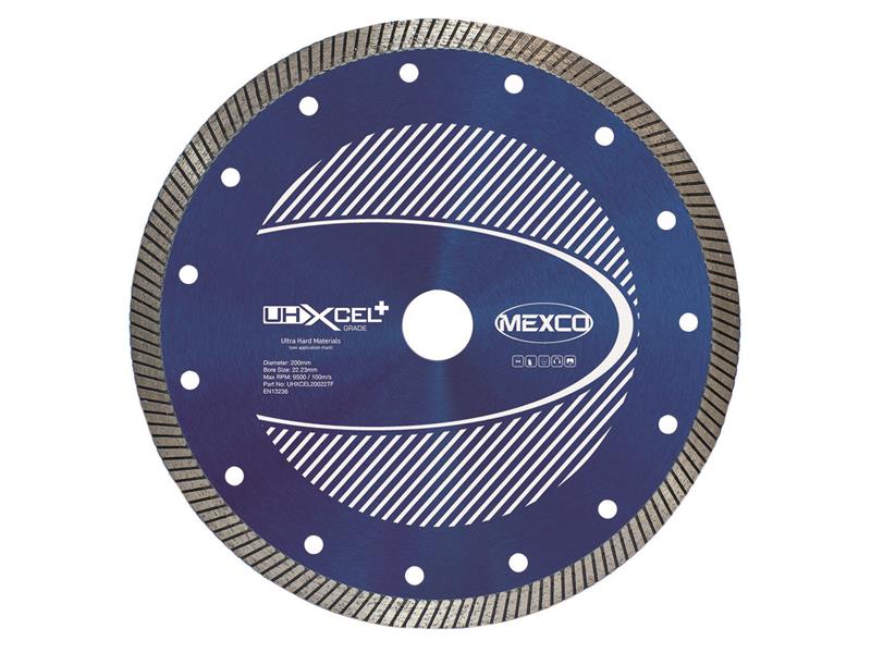 UHXCEL+ Ultra Hard Plus Diamond Blade 200 x 22mm