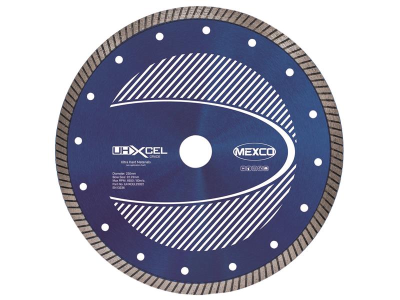 UHXCEL Ultra Hard Materials Diamond Blade 230 x 22mm