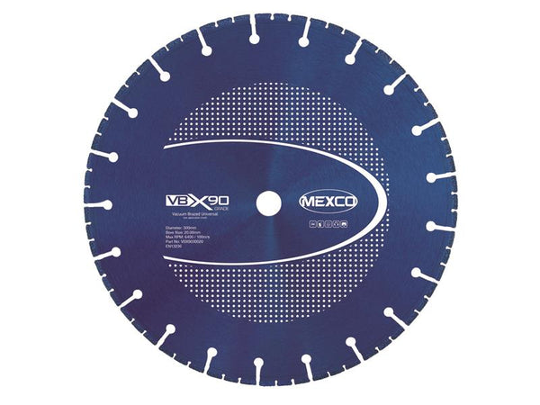 VBX90 Grade Universal Diamond Blade 300 x 20mm