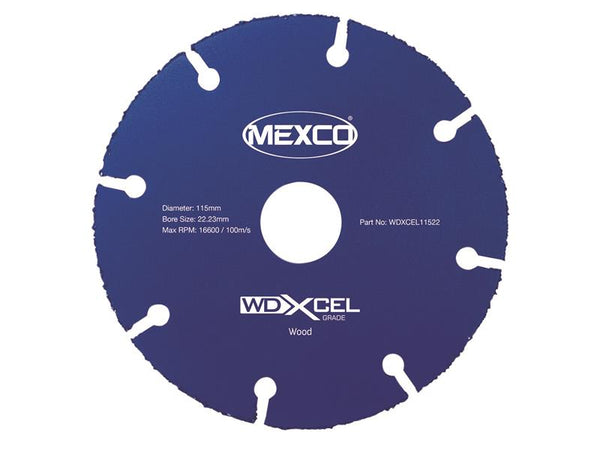 WD XCEL Grade Wood Cut Blade 115 x 22mm