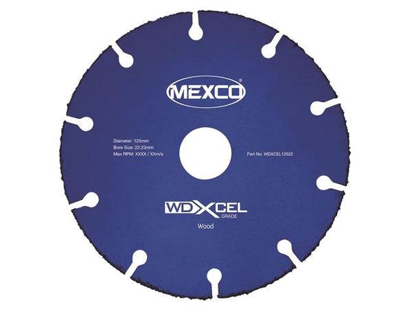 WD XCEL Grade Wood Cut Blade 125 x 22mm