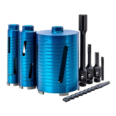 OX Spectrum Trade XL3 3-Piece Diamond Core Drill Kit and Accessories Case