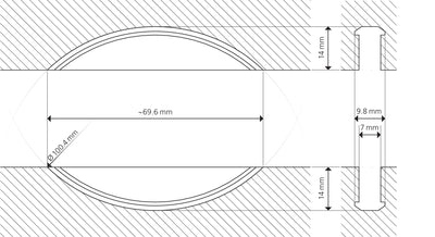 Bisco P-14 Alignment Biscuit (80 Pieces)