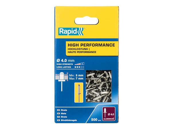 High Performance Rivets 4 x 10mm (Box 500)