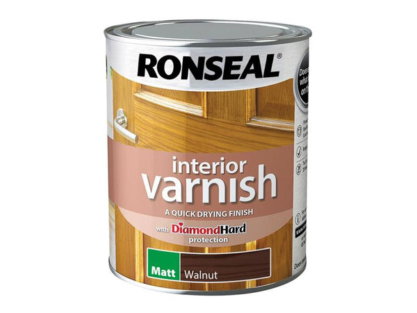 Interior Varnish Quick Dry Matt Walnut 750ml