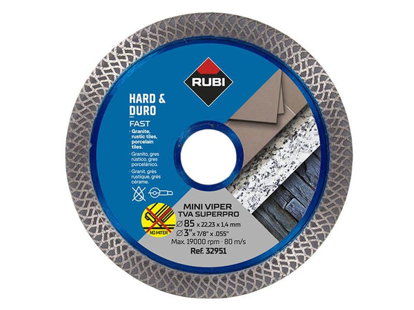 TVA 85 SUPERPRO Mini Turbo Viper Diamond Blade 85mm