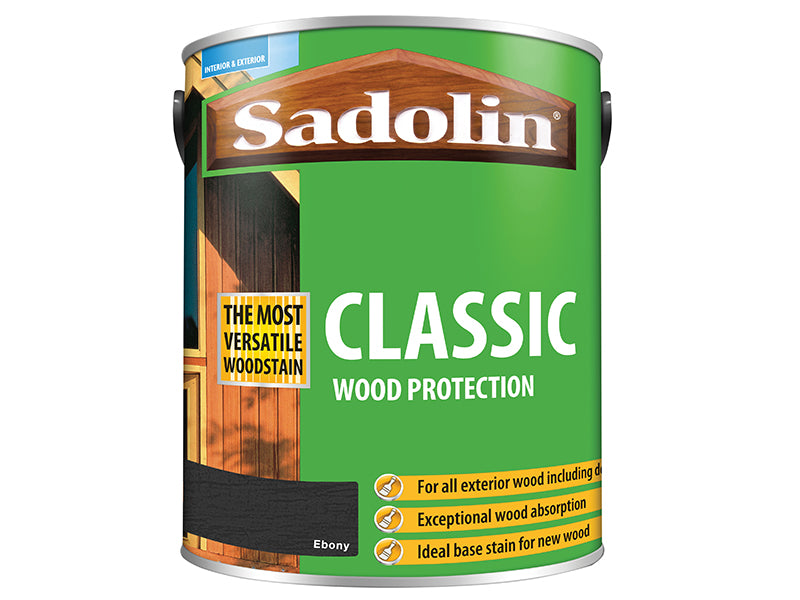 Classic Wood Protection Ebony 5 litre
