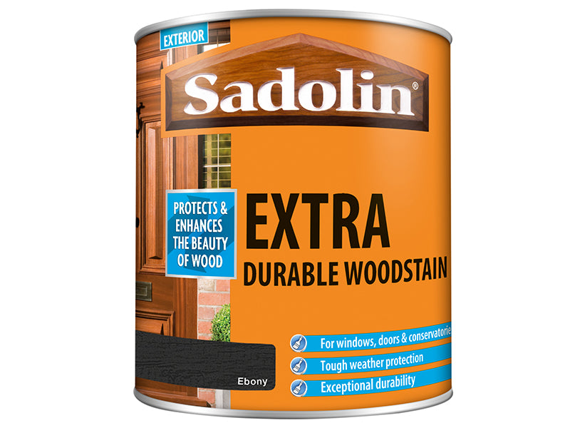 Extra Durable Woodstain Ebony 1 litre