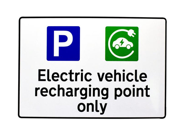 Ev Recharging Point Only Rpvc 300X200mm