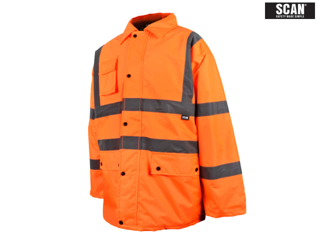 Hi-Vis Orange Motorway Jacket - M (41in)