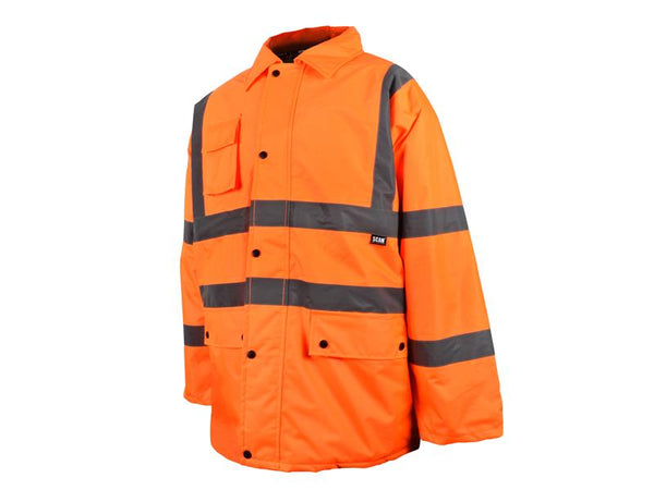 Hi-Vis Orange Motorway Jacket - L (44in)