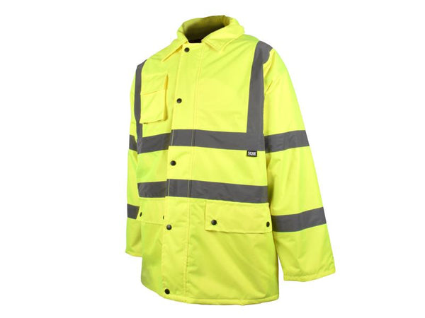 Hi-Vis Yellow Motorway Jacket - XXL (52in)