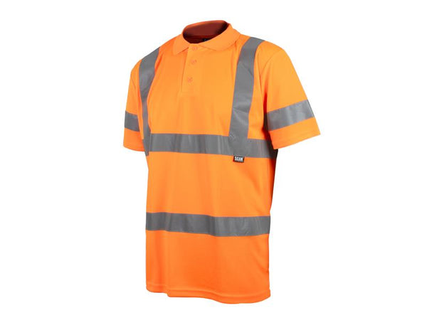 Hi-Vis Orange Polo Shirt - XL (46in)