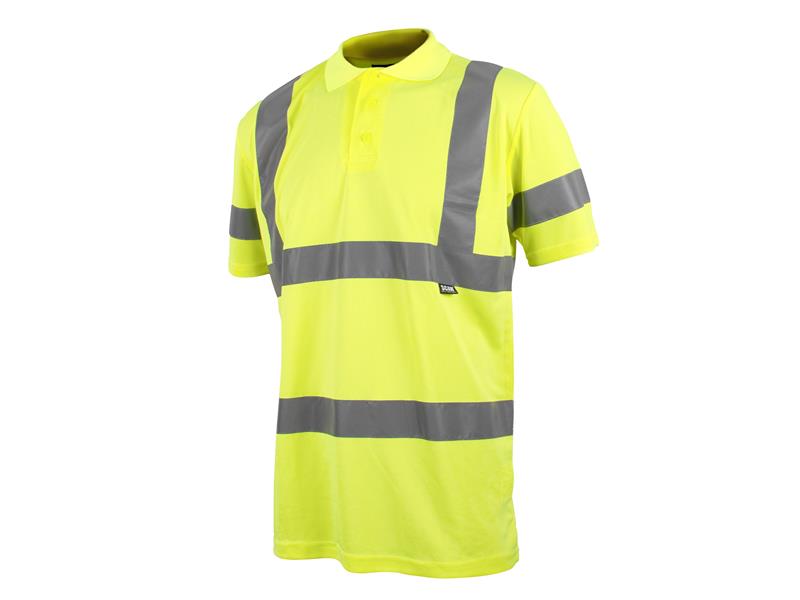 Hi-Vis Yellow Polo Shirt - XL (46in)