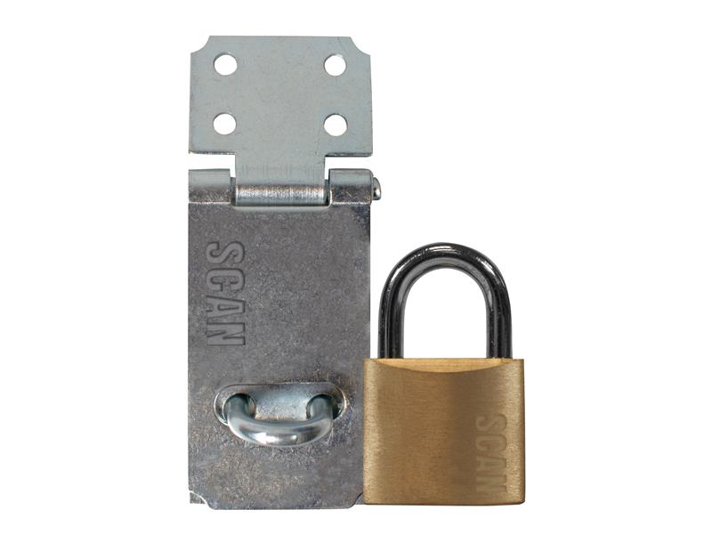 Hasp and Staple 64mm + 40mm Padlock