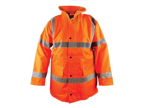 Hi-Vis Orange Motorway Jacket - M (41in)