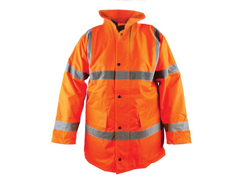 Hi-Vis Orange Motorway Jacket - XL (48in)