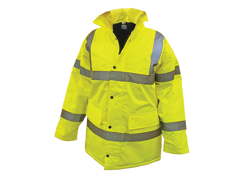 Hi-Vis Yellow Motorway Jacket - XXL (52in)