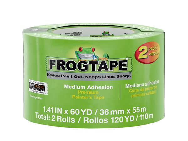 FrogTape® Multi-Surface Masking Tape 36mm x 55m (2 Pack)