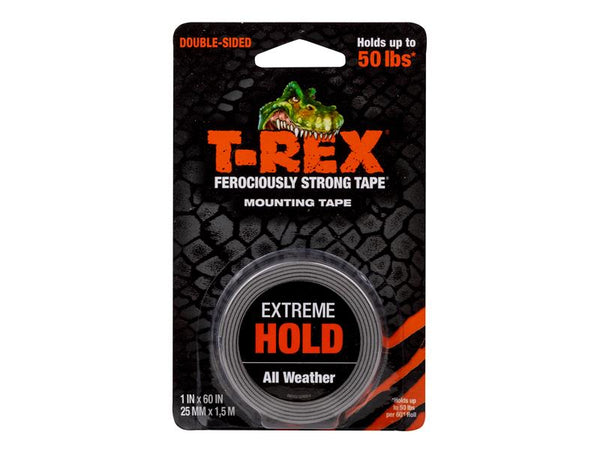 T-REX® Extreme Hold Mounting Tape 25mm x 1.5m