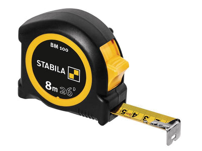 BM 100 Compact Pocket Tape 8m/26ft (Width 25mm)