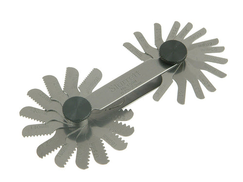 Starrett screw pitch gauge precision