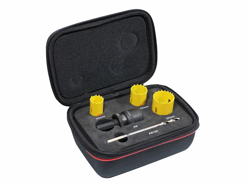 KFC03051 Kwik-Change Electrician's Holesaw Kit, 8 Piece