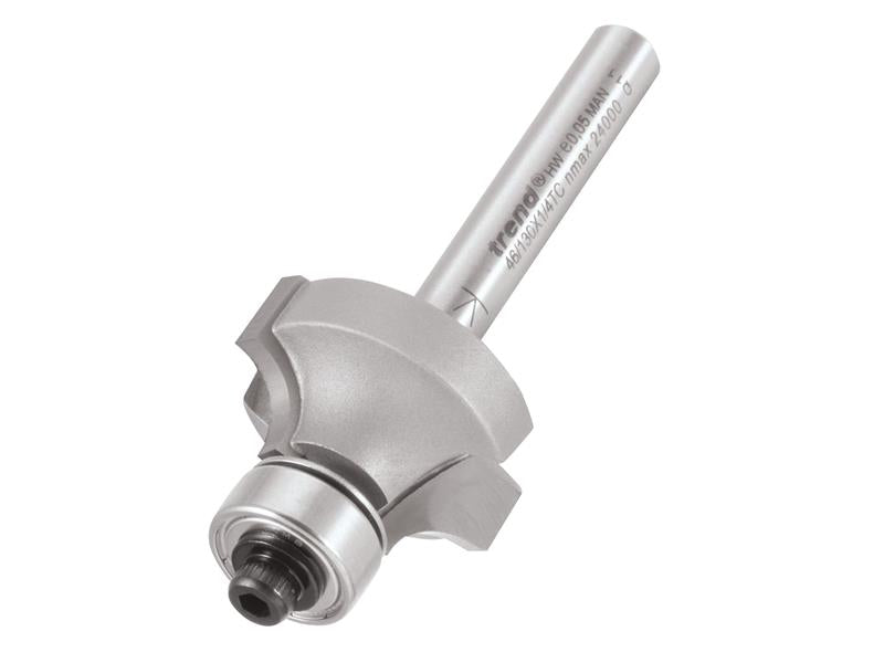 46/130 x 1/4 TCT Bearing Guided Ovolo & Round Over 6.3mm Radius