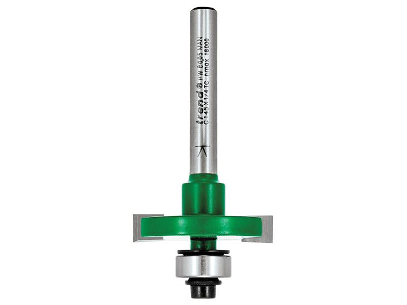 C145 x 1/4 TCT Bearing Guided Slotting Cutter 6.3mm