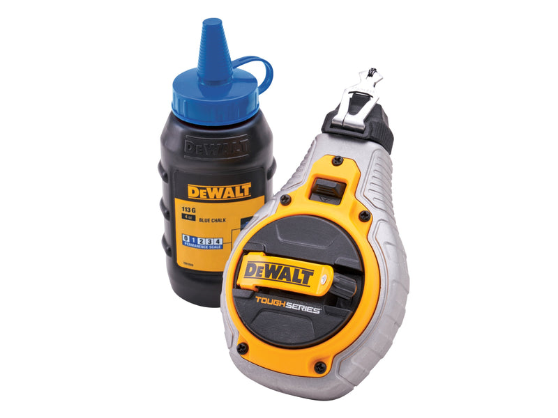 DEWALT DWHT chalk line & blue chalk.
