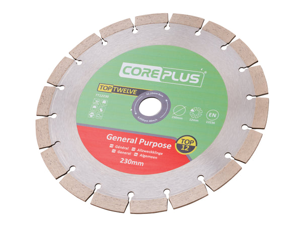 Coreplus 230mm Diamond Blade Twin Pack