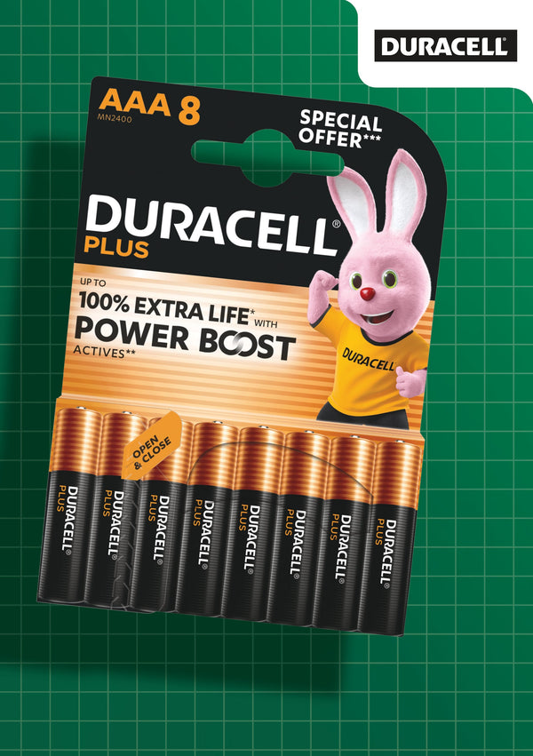 Duracell AAA Plus Power 8 Pack