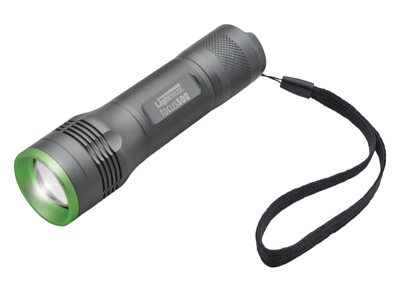 Elite Focus Torch, 500 lm, AAA-powered. Compact and durable