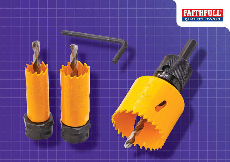 Faithfull Quick Change Holesaw Set